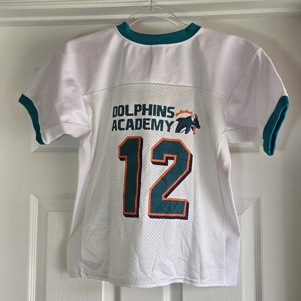 Miami Dolphins‎ Under Armour Jersey Number 12 Youth Size Medium Dolphin Academy